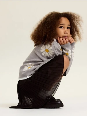 Reserved - Tiulowa spódnica - czarny