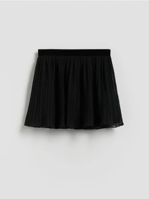 Reserved - Tiulowa spódnica - czarny