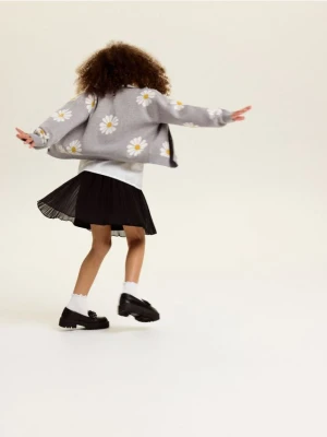 Reserved - Tiulowa spódnica - czarny