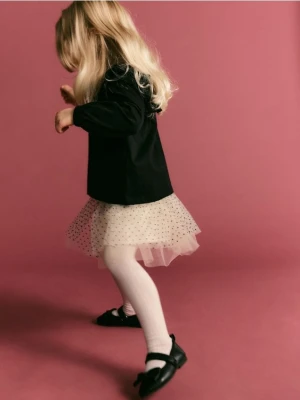 Reserved - Tiulowa spódnica - złamana biel