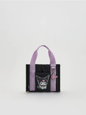 Reserved - Tkaninowa torba Kuromi - czarny