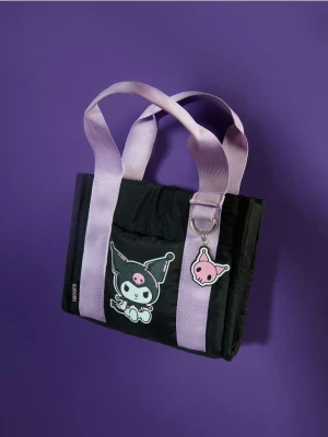 Reserved - Tkaninowa torba Kuromi - czarny