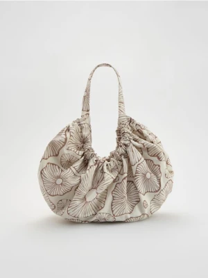 Reserved - Tkaninowa torebka hobo - wielobarwny