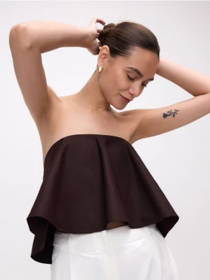 Reserved - Top bez rękawów - ciemnobrązowy