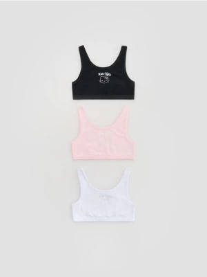 Reserved - Top Hello Kitty 3 pack - ciemnoszary