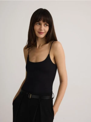 Reserved - Top na ramiączkach - czarny