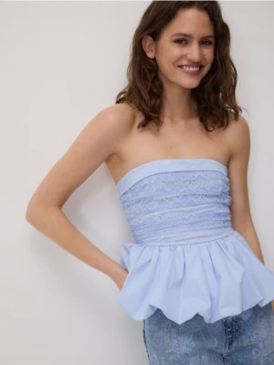 Reserved - Top typu bombka - jasnoniebieski