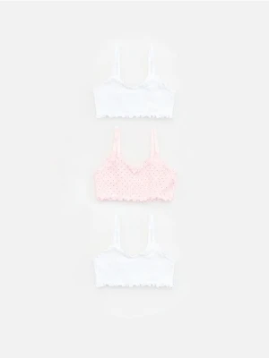 Reserved - Top z mikrofibry 3 pack - biały