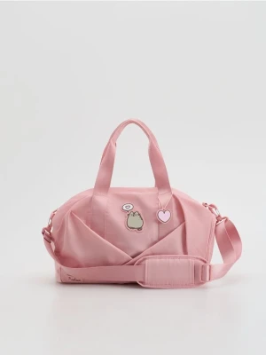 Reserved - Torba sportowa Pusheen - różowy