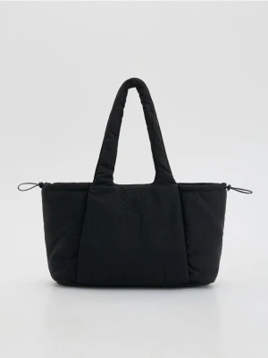 Reserved - Torba sportowa z haftem - czarny