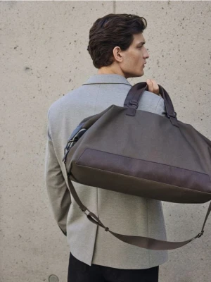 Reserved - Torba weekendowa - ciemnobrązowy