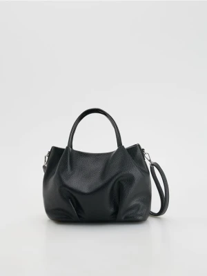 Reserved - Torebka bucket z paskiem - czarny