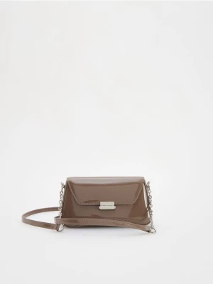 Reserved - Torebka crossbody - beżowy