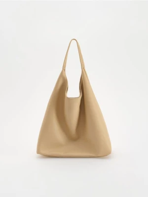 Reserved - Torebka hobo - beżowy