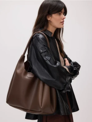 Reserved - Torebka hobo - brązowy