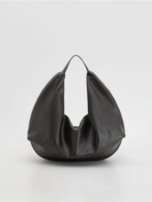 Reserved - Torebka hobo - ciemnobrązowy