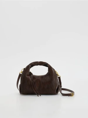 Reserved - Torebka hobo - ciemnobrązowy