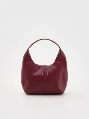 Reserved - Torebka hobo - karminowy