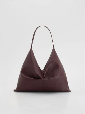 Reserved - Torebka hobo - mahoniowy