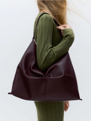 Reserved - Torebka hobo - mahoniowy