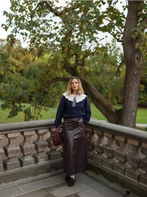 Reserved - Torebka hobo - mahoniowy