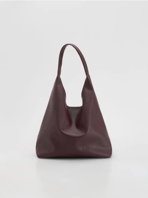Reserved - Torebka hobo - mahoniowy