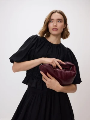 Reserved - Torebka hobo - mahoniowy