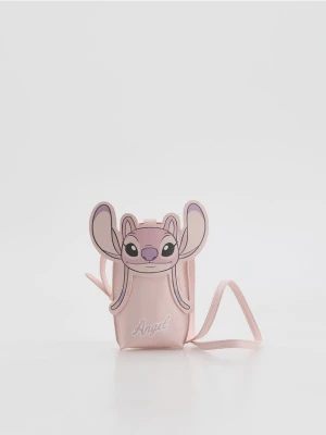Reserved - Torebka Lilo i Stitch - pastelowy róż
