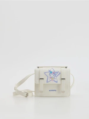 Reserved - Torebka listonoszka Kuromi - złamana biel