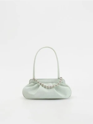 Reserved - Torebka na ramię z łańcuszkiem - jasnozielony