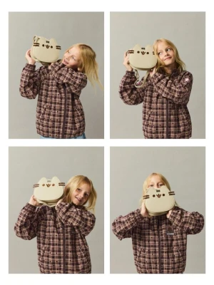 Reserved - Torebka Pusheen - beżowy