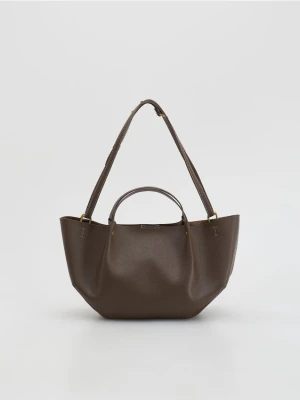 Reserved - Torebka shopper - brązowy