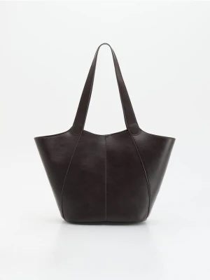 Reserved - Torebka shopper - brązowy