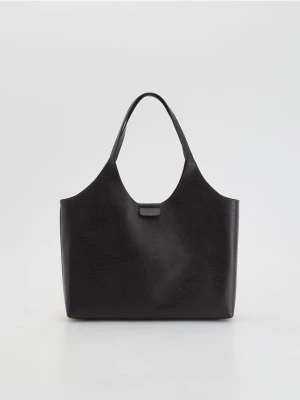 Reserved - Torebka shopper - ciemnobrązowy