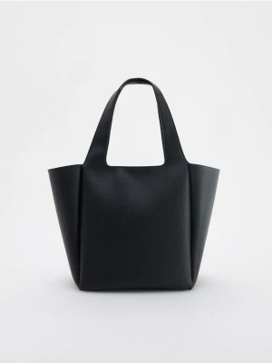 Reserved - Torebka shopper - czarny