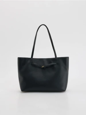 Reserved - Torebka shopper - czarny