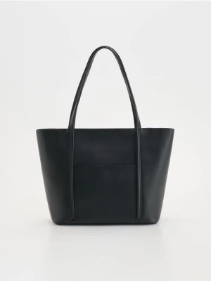 Reserved - Torebka shopper - czarny