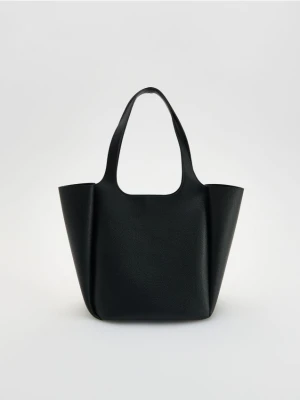 Reserved - Torebka shopper - czarny