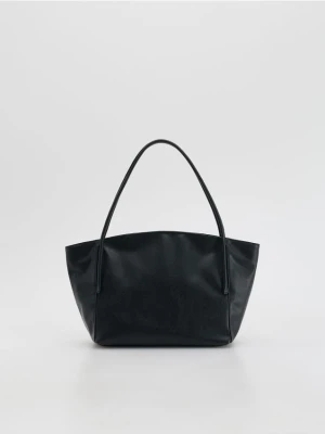Reserved - Torebka shopper - czarny