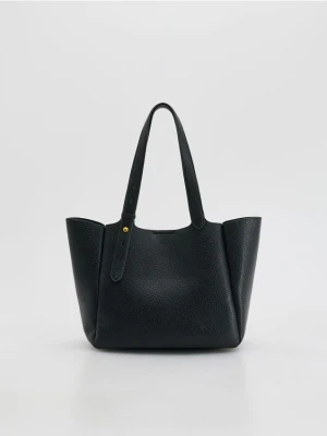 Reserved - Torebka shopper - czarny