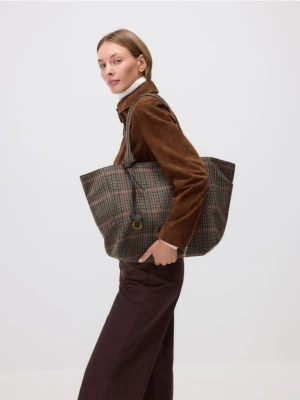 Reserved - Torebka shopper z zawieszką - wielobarwny
