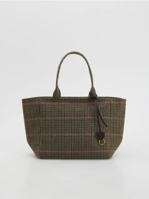 Reserved - Torebka shopper z zawieszką - wielobarwny