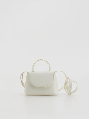 Reserved - Torebka z imitacji skóry - biały