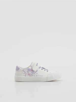 Reserved - Trampki Kuromi z imitacji skóry - biały