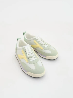 Reserved - Trampki ze stoperem - jasnozielony