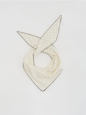 Reserved - Trójkątna chusta - biały