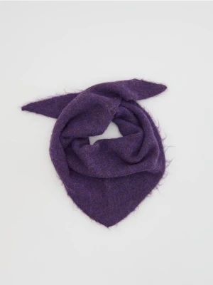 Reserved - Trójkątna chusta - fioletowy