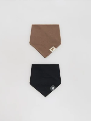 Reserved - Trójkątny szalik 2 pack - wielobarwny