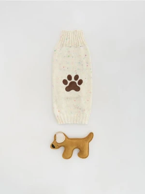 Reserved - Ubranko dla psa z zabawką - beżowy
