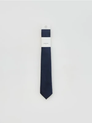 Reserved - Wąski krawat - granatowy